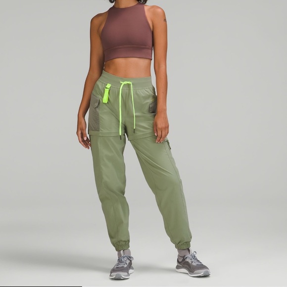 lululemon athletica Pants - Lululemon convertible high rise hiking joggers sz 14